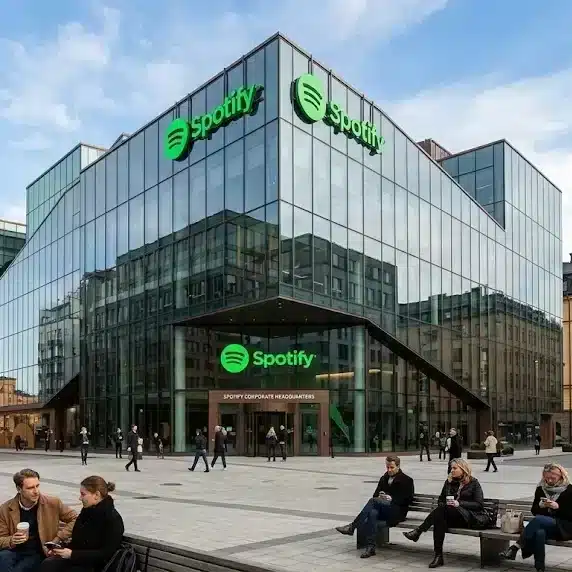 Spotify corporate headquarters building