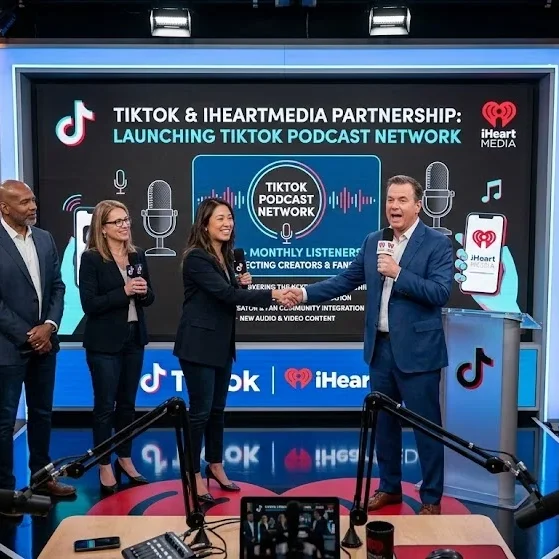 TikTok and iHeartMedia partnership launching TikTok Podcast Network