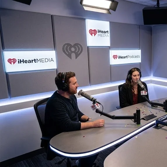 iHeartMedia podcast studio production setup