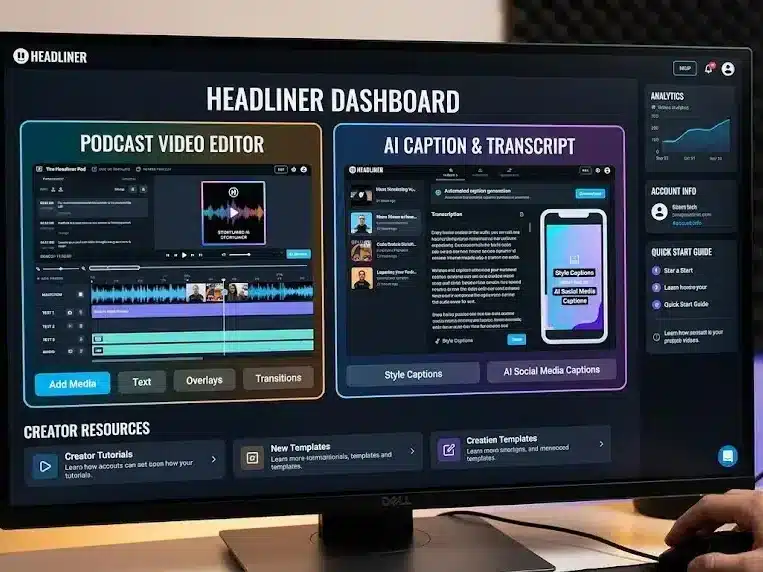 Headliner Makes Video Tools Free for Podcasters Amid Rising Costs
