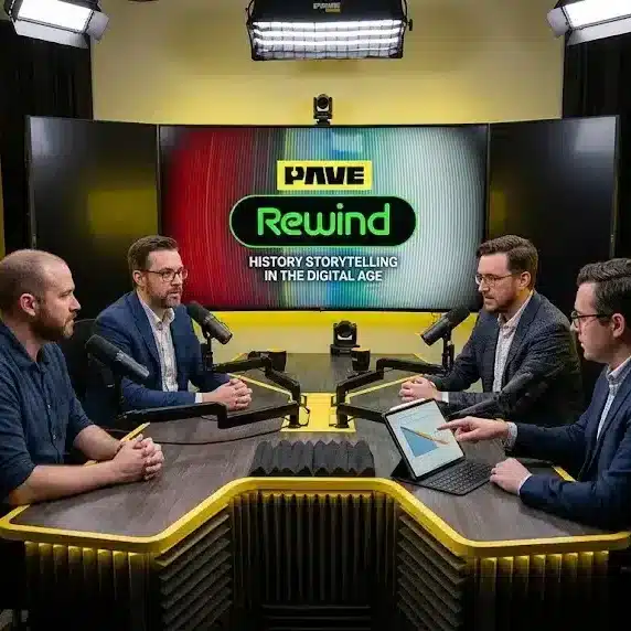 Pave Studios Launches Rewind History Podcast Vertical | New Shows, Creators & Strategy Explained