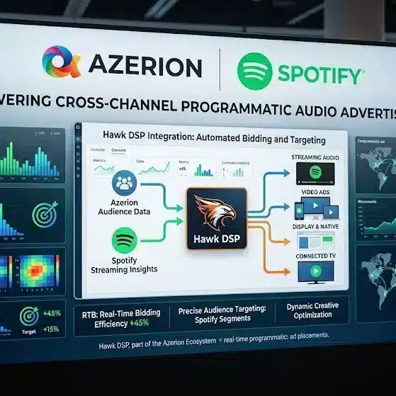 Azerion Integrates Spotify Ad Exchange Into Hawk DSP Globally