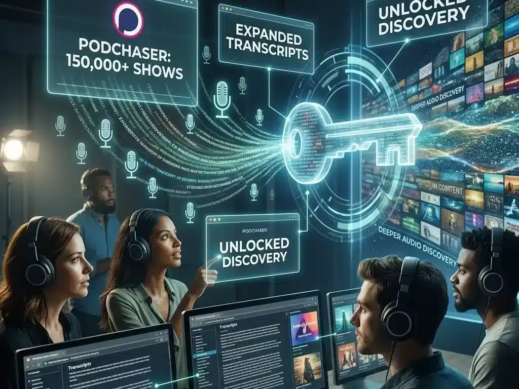 Podchaser Expands Podcast Transcripts to 150,000 Shows, Unlocking Deeper Audio Discovery