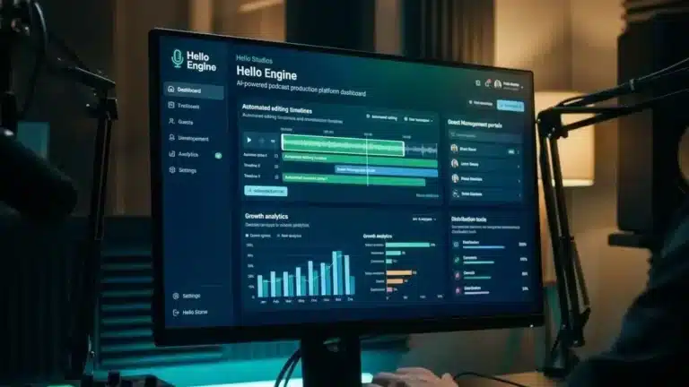 Hello Studios Launches Hello Engine: New AI Podcast Platform Simplifies Production and Growth